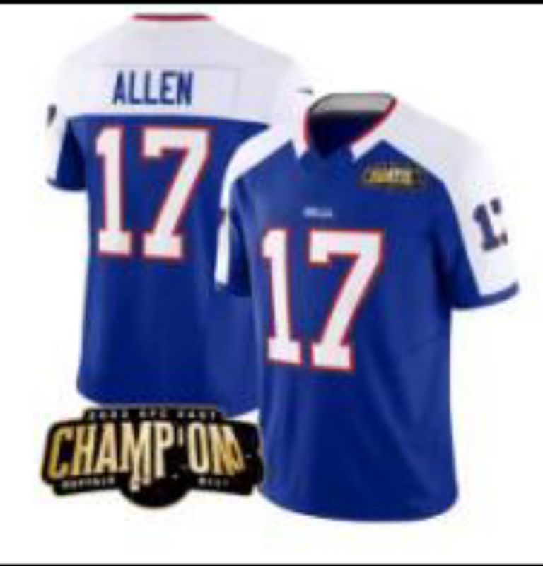 Men Buffalo Bills #17 Allen blue Nike 2025 Limited NFL Jersey style 0031->oakland raiders->NFL Jersey